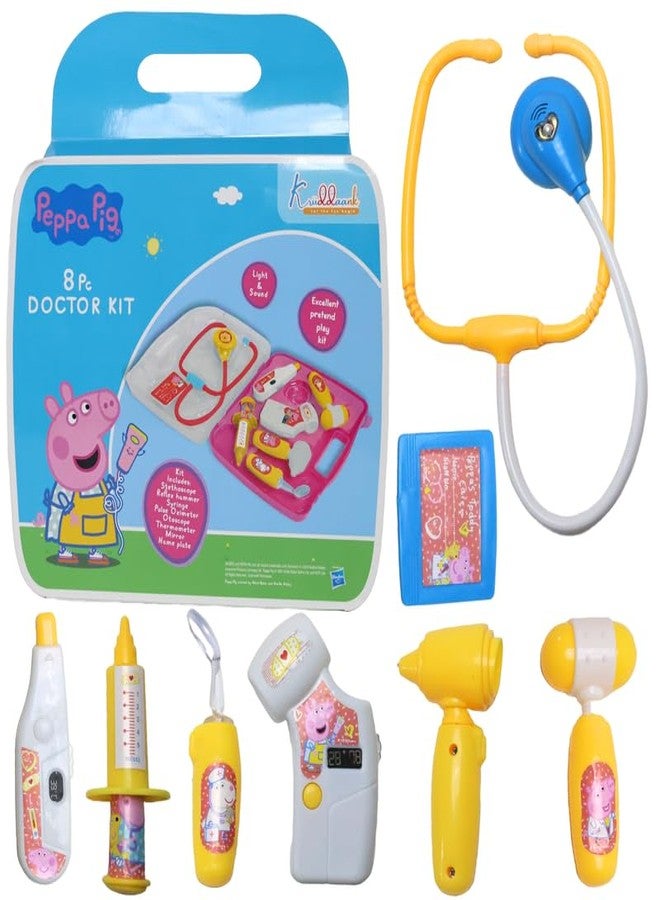 Kriiddaank Peppa Pig Doctor Set with Stethoscope, Pig Doctor Set & Medical Kit for Kids | Fun & Educational Toy for Kids | Safe, Engaging & Interactive Play - Image 1